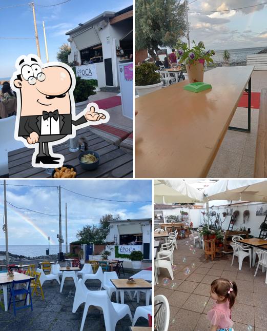 Gli interni di Época Lounge - Creperia