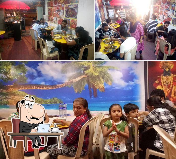 The interior of Khalbatta Chicken