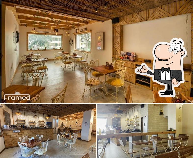 The interior of La Macario Cafe