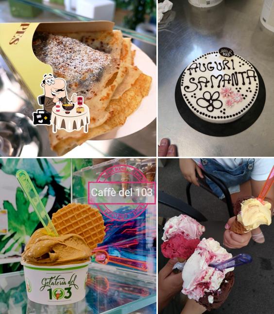 Platti al La gelateria del 103