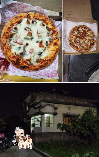 Take a look at the image showing food and exterior at Ahaa Re! Pizza