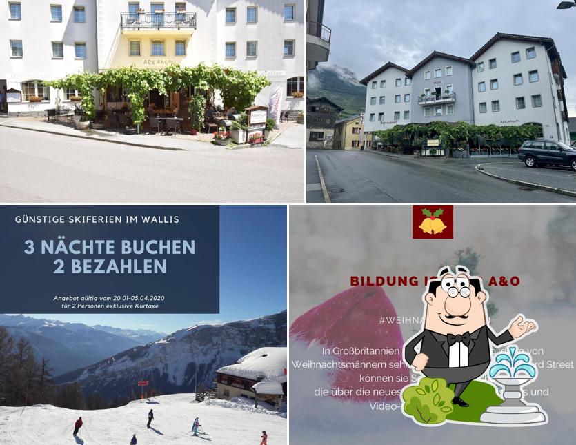 Gli esterni di Hotel Arkanum