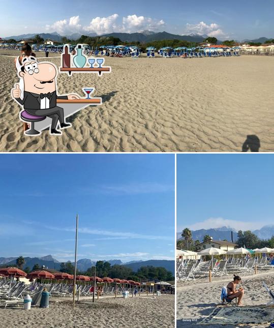 Questa è la immagine che raffigura la interni e esterno di Spiaggia Libera Trabucco