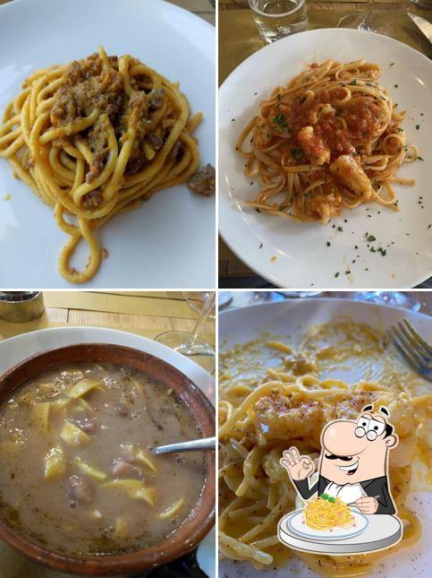 Spaghetti alla carbonara al Osteria La Sofia