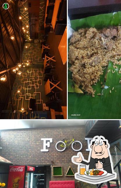 This is the photo depicting food and exterior at Hotel muhammadh