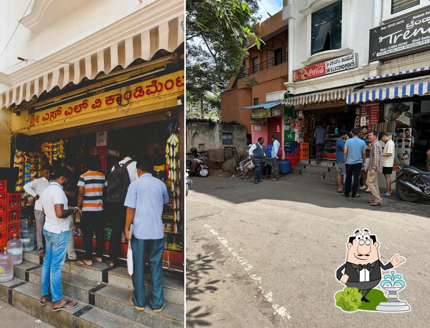 The exterior of Sri S.L.V Bakery