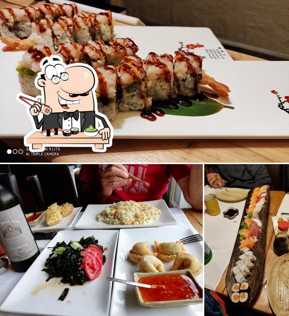 Prova le varie opzioni di sushi