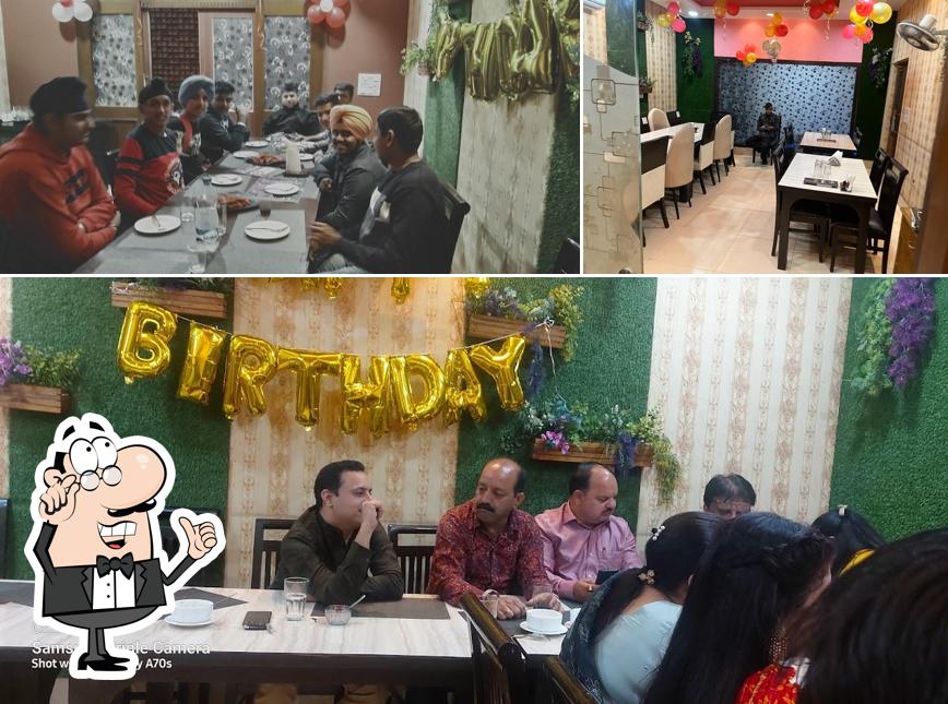 Take a seat at one of the tables at Kamalvegetarian