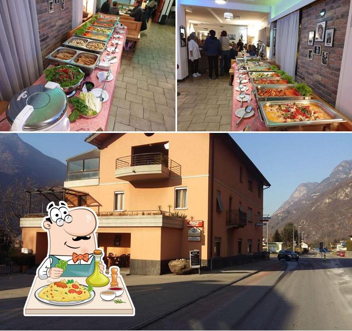 Pizzeria Ponton si caratterizza per la cibo e esterno