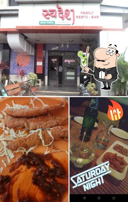 Enjoy a beverage at Swadesh Family Resto-Bar