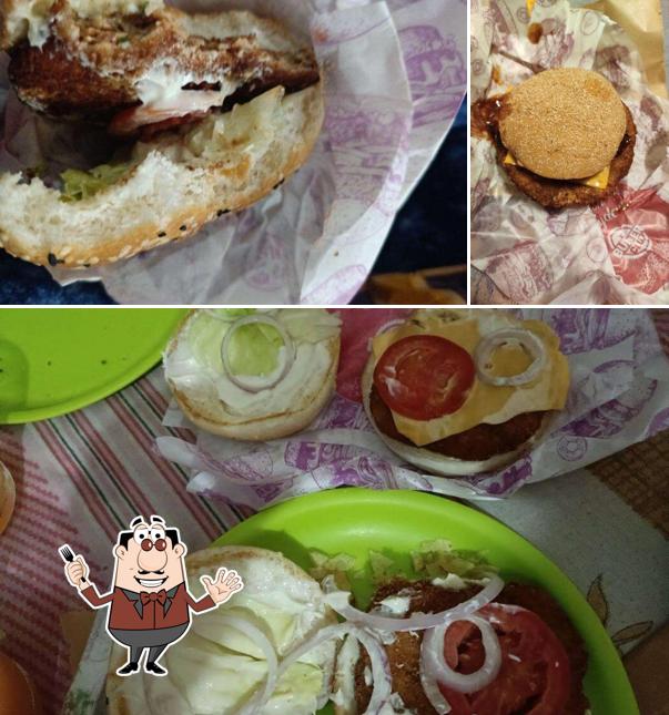 Food at The burger club