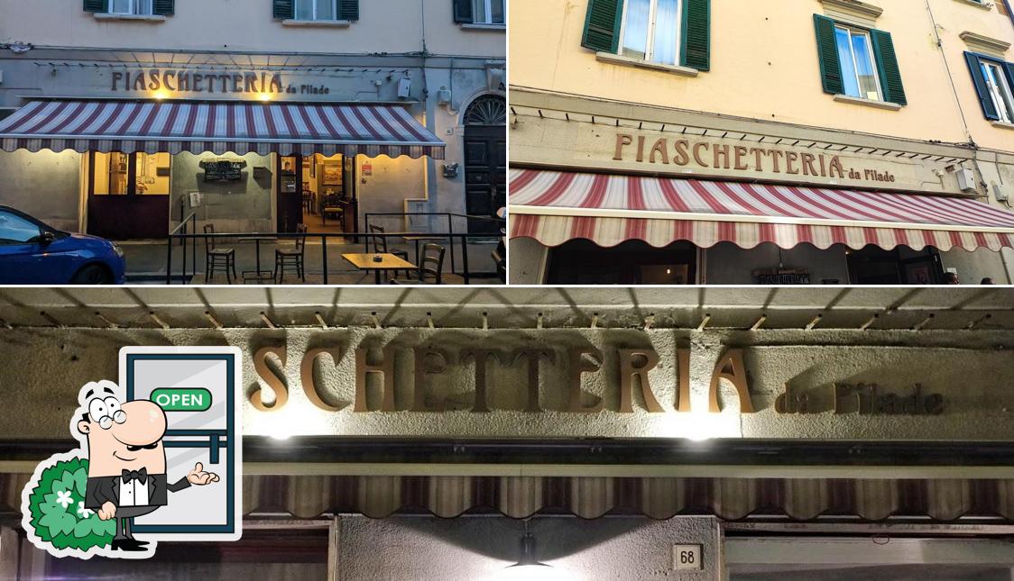 Gli esterni di Fiaschetteria da Pilade