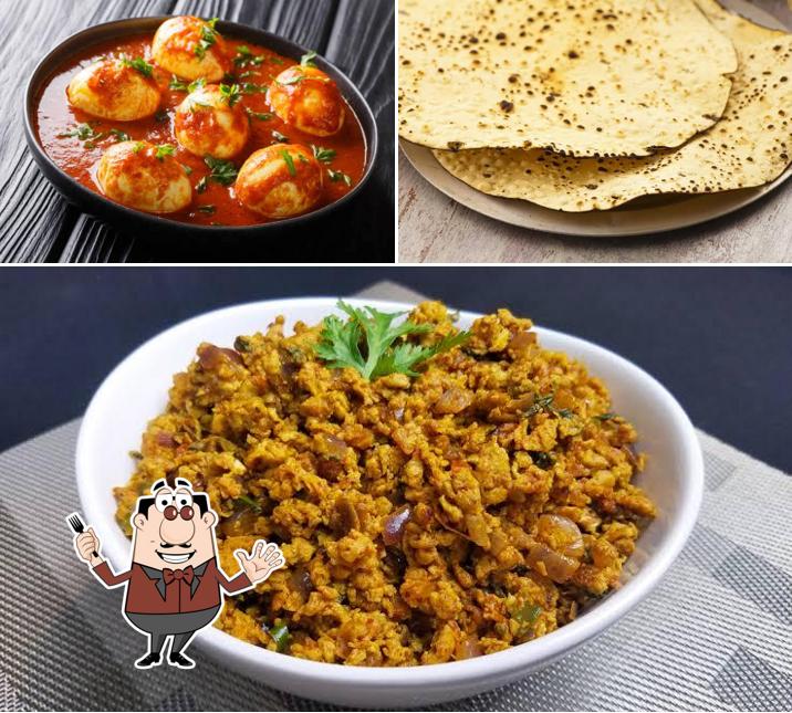 Food at Akshay Saoji bhojnalay