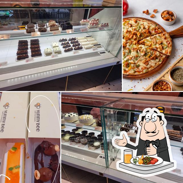 Meals at Yummy Bee Kokapet - Delicious, Sugar Free Gluten free Cakes, pastries & pizzas