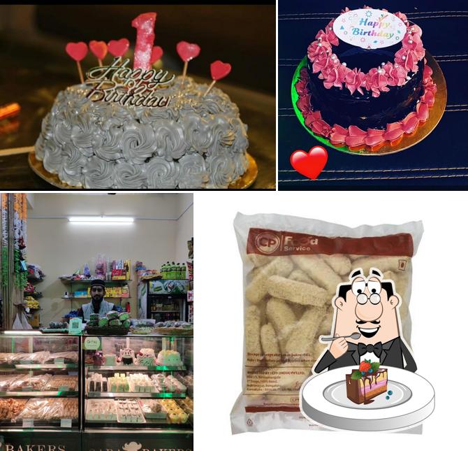 Chocolate cake at Royal Bakery