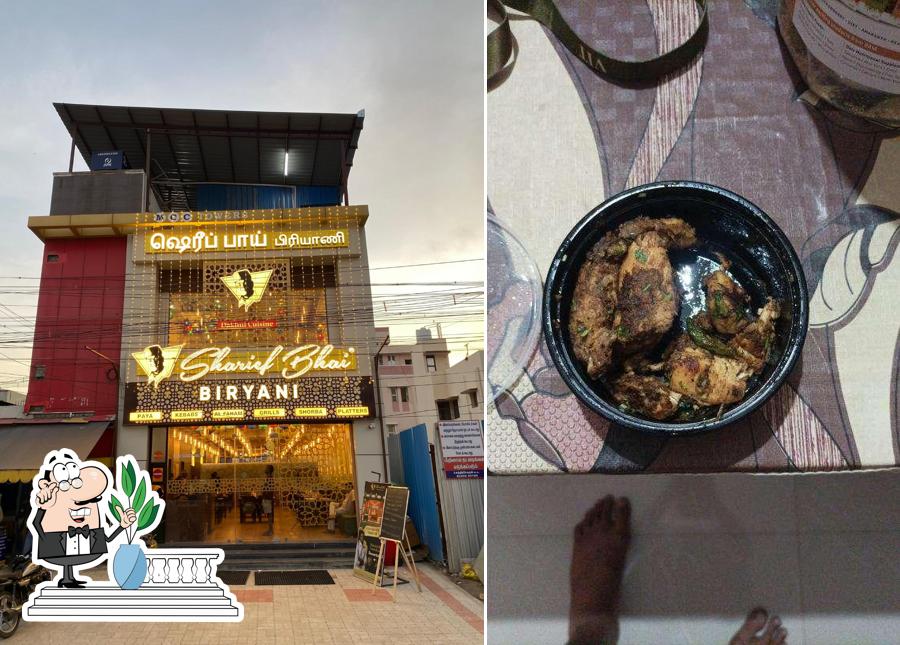 The exterior of Sharief Bhai Biryani