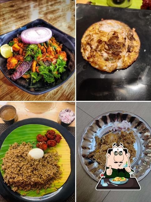 Food at Majestic Kitchen's Mundasukatti Restaurant