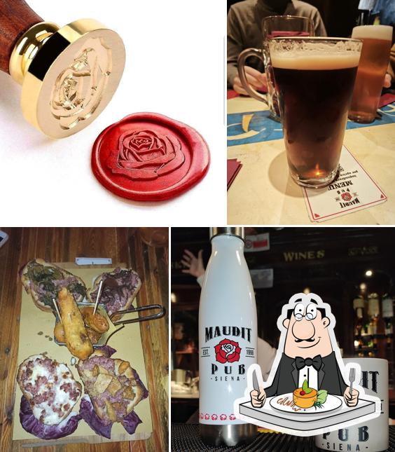 Mousse al cioccolato al Maudit Pub