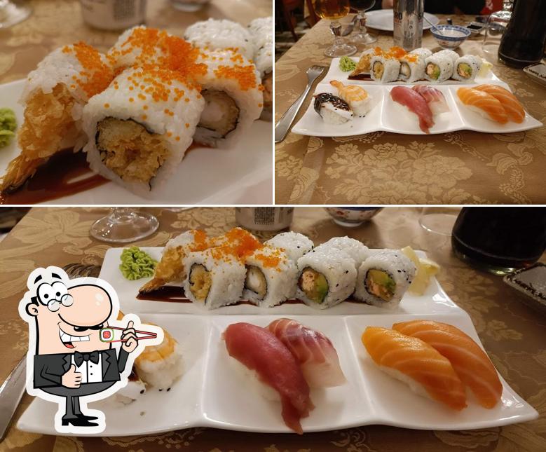 Ordina le varie opzioni di sushi