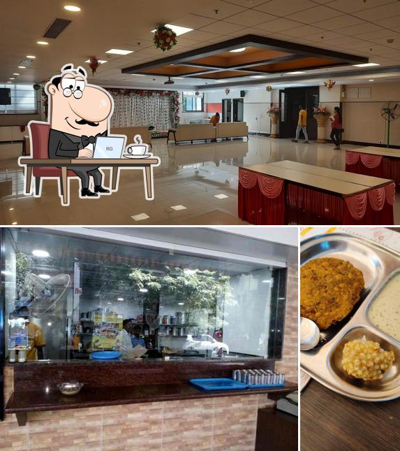 Take a seat at one of the tables at Shree Gokhale Upahaar Gruh