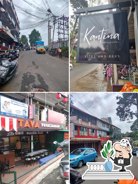 The exterior of Tava Vegetarian Restaurant