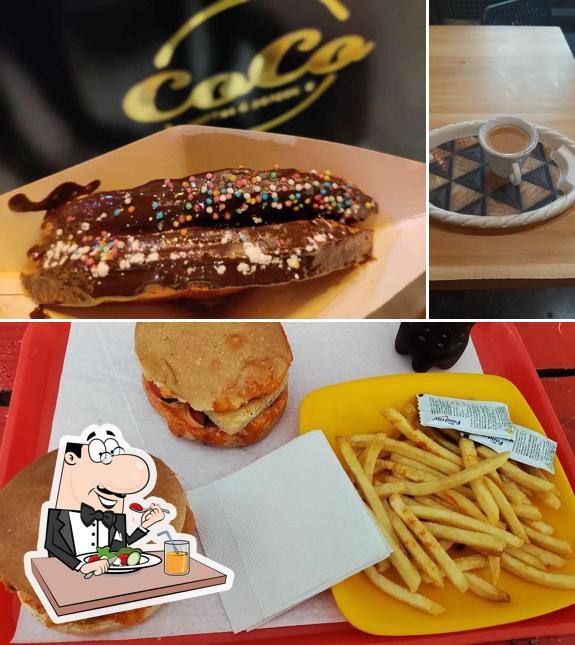 Pulled pork sandwich at CoCo - Waffles & Pancakes