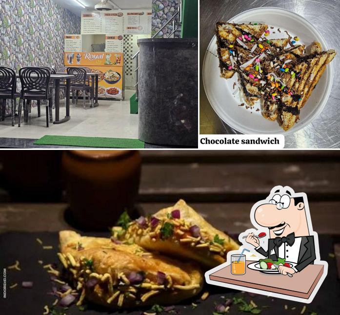 Among various things one can find food and interior at Royal Cafe Kamri Marg