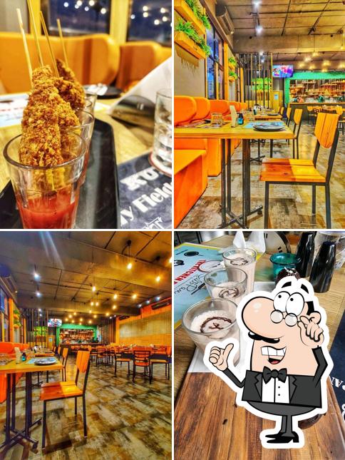 The interior of Salt Pan Restaurant and Bar