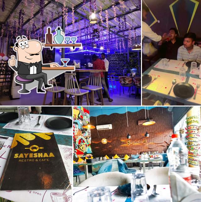 Check out how Sayeshaa Restro & Cafe looks inside