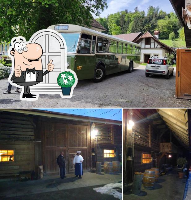 Goditi la vista dagli esterni di Zum alte Burehus