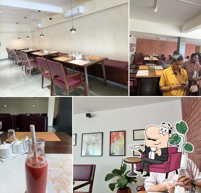 The interior of Anuttama Veg Delicacies – Family Veg Dining in Dilsukhnagar