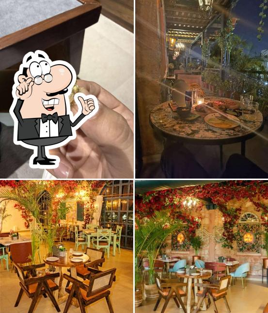 The interior of Taruveda Cocktails and Bistro