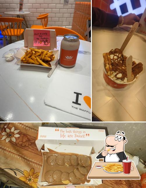 French fries at The Waffle co