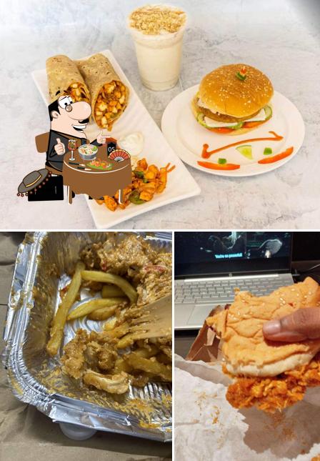 The image of The Burger House’s food and interior