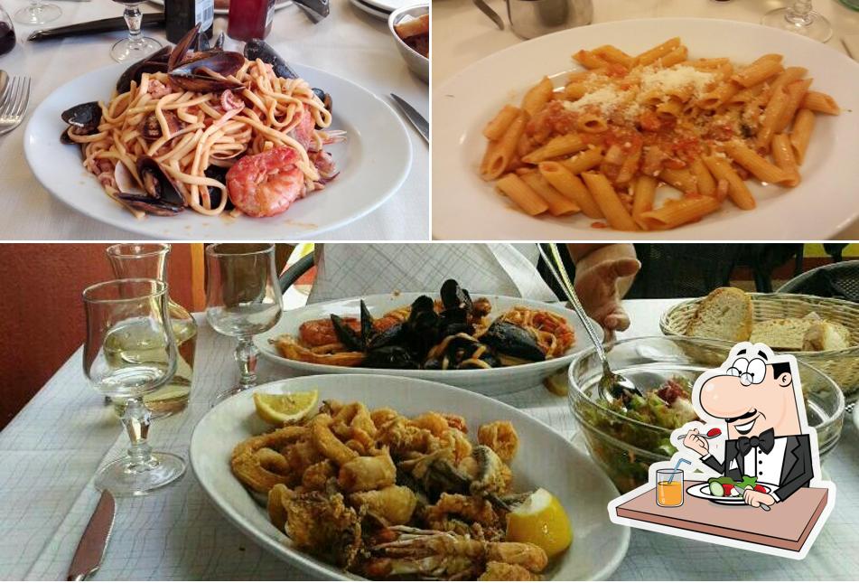 Platti al Trattoria Da Angelo