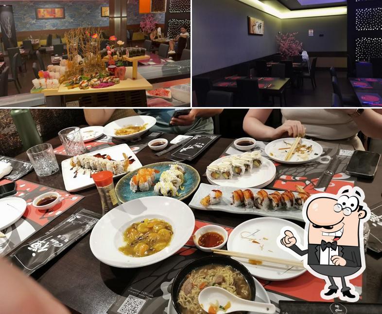 Gli interni di Chan Sushi Bar