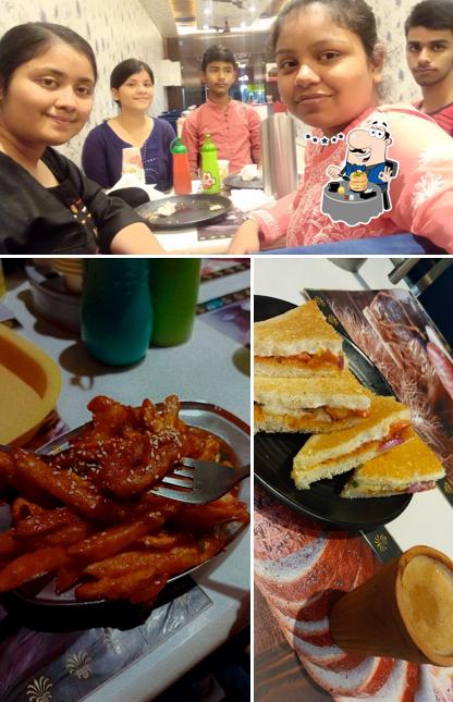 The restaurant's food and beverage