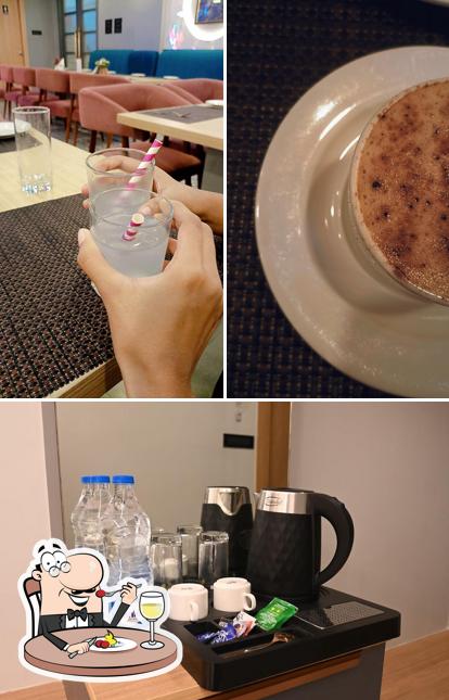 Among different things one can find food and beverage at KP Hotels & Desi Videshi Restaurant