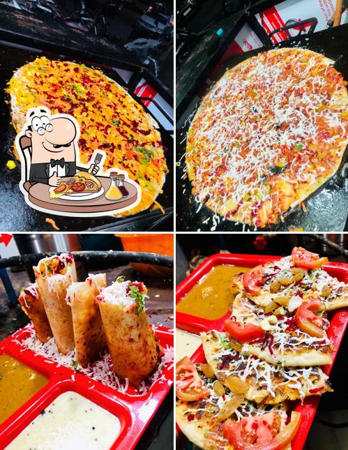Pick various kinds of pizza