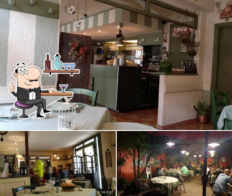 Siediti a un tavolo di Trattoria Il Cavallino