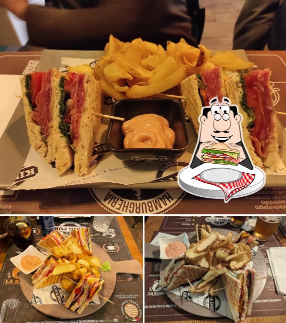Club sandwich al King Pub Pordenone