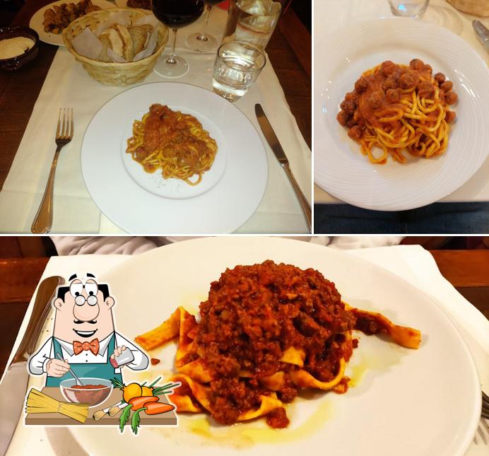 Spaghetti alla bolognese al La grotta di Aligi 