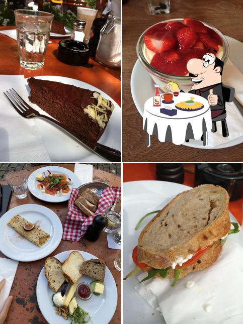 Piatto di formaggi al Café des Amis