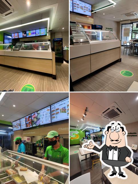 The interior of Subway Shankar Road