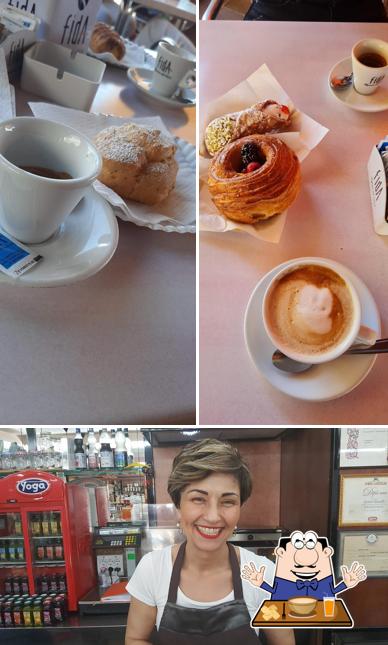 Bar Giusti Pasticceria si caratterizza per la cibo e interni