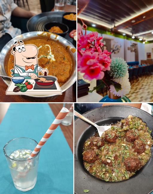 Chicken curry at Calmdown Restaurant (Pure Veg)