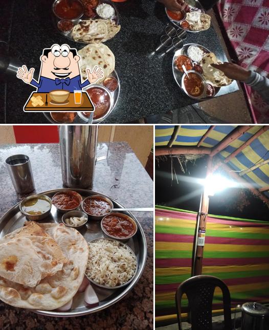 The photo of food and interior at Hotel Padmavati