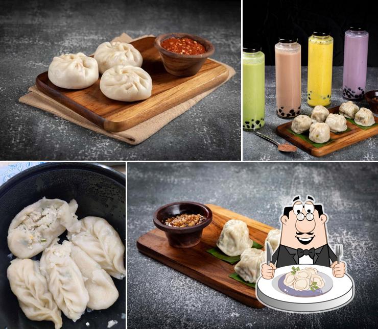 Dumplings at Boba Bhai - Bubble Tea, Korean Food, Korean Burger, Korean Fried Chicken, Boba Milkshake, Boba Matcha Tea, Taro Bubble Tea