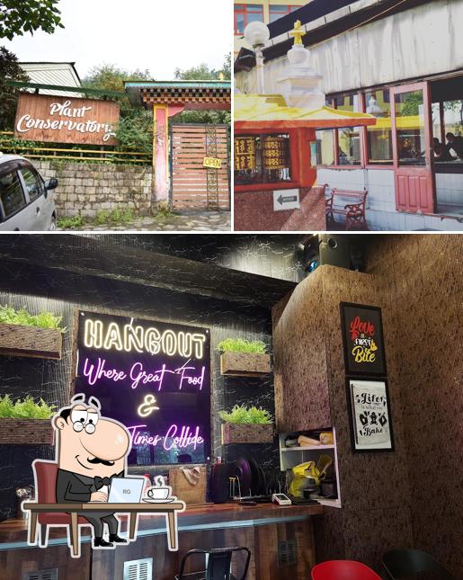 Among different things one can find interior and exterior at Hangout