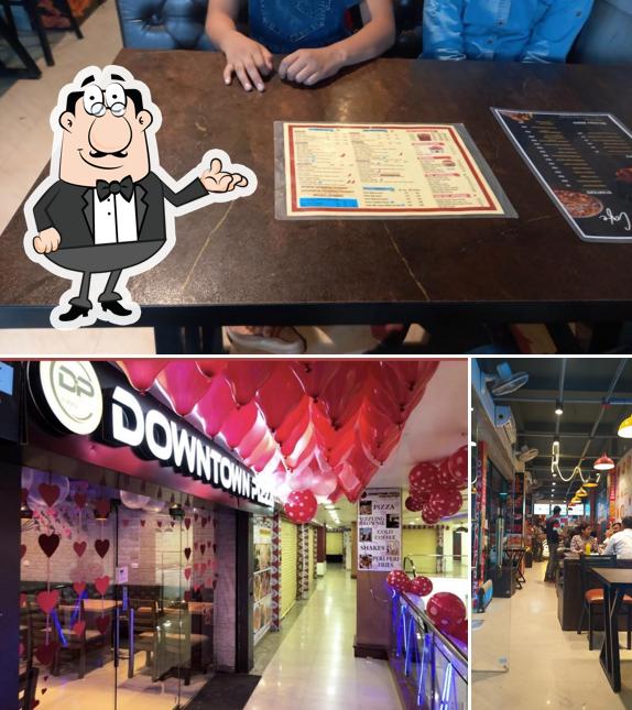 The interior of DownTown Pizza Raxaul